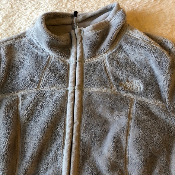 The North Face Jackets & Blazers - The North Face fuzzy jacket grey size large
